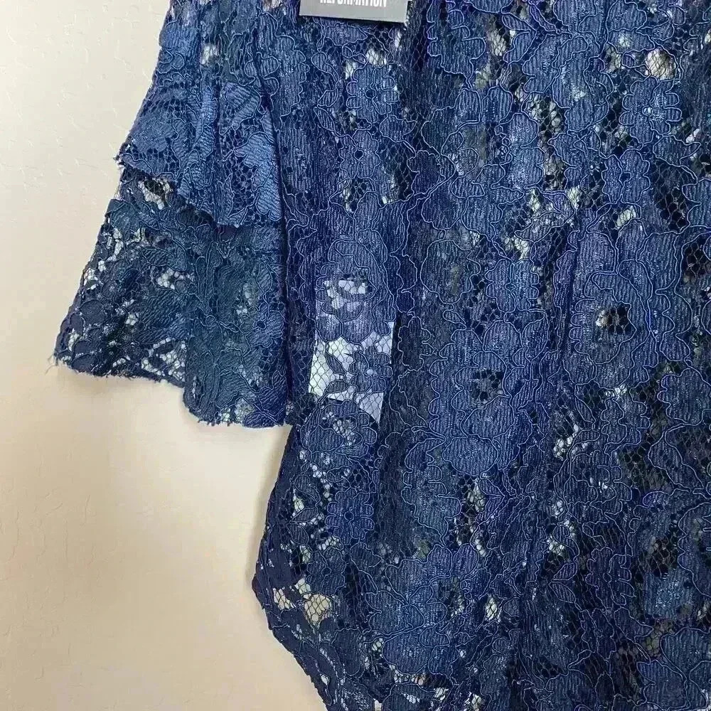 Reformation Marie Top Navy Size Small - Picture 3 of 12